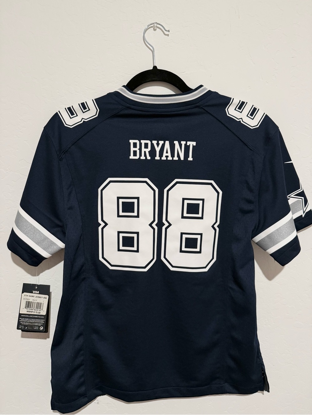 Men's Navy #88 Bryant Football Jersey